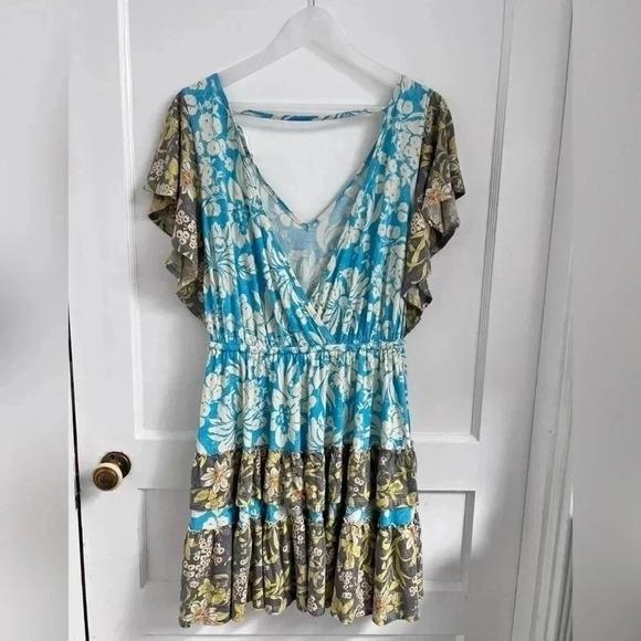 Anthropologie Daily Practice Tiered Ruffle Mini Dress NEW WITH TAG - Picture 4 of 7